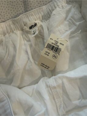 aerie White Girls' Lightweight Cotton Skirt